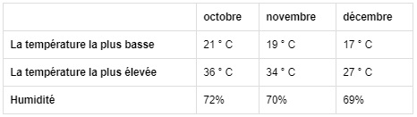 Le novembre est le temps de transition entre l'automne et l'hiver